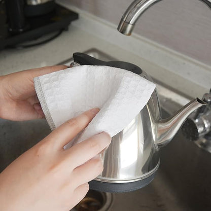 KinHwa Microfiber Dish Cloths Thick Waffle Weave Kitchen Dish Rags Ultra - Image 6