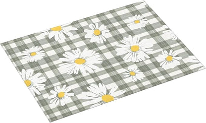 Daisy Dish Drying Mat For Kitchen Counter Absorbent Large Kitchen Fast Dry Pad - Image 2