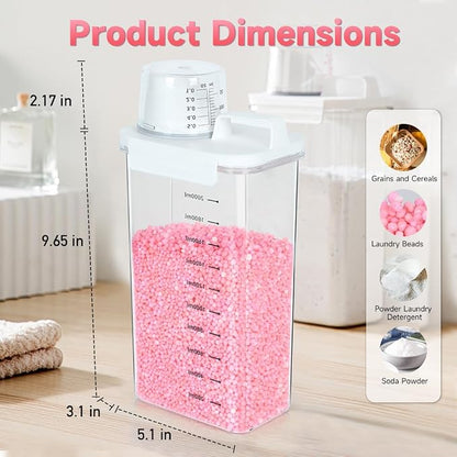 2 Packs Laundry Detergent Dispenser, Tokokimo Laundry Power Container, Laundry - Image 3
