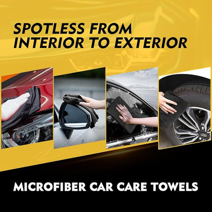HOMEXCEL Microfiber Cleaning Cloths 12 Pack, Premium 16 x 16 inch Microfiber - Image 4