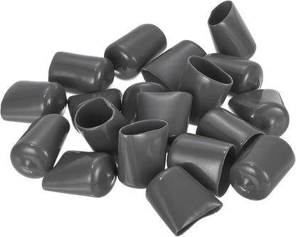 uxcell 20pcs Rubber End Caps 19mm ID Vinyl PVC Round Tube Bolt Cap Cover Screw - Image 4