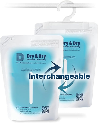 Dry & Dry 20 Packs Hybrid Moisture Absorbers & Musty Odor Eliminator - Image 9
