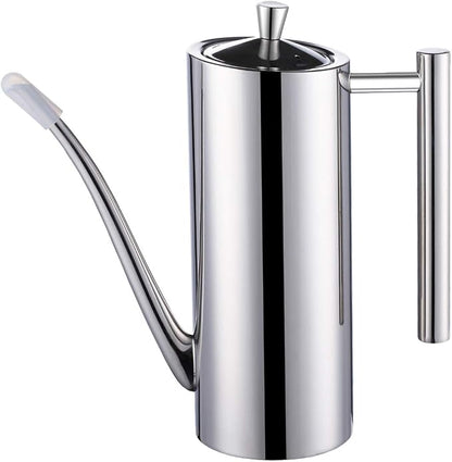 Sumerflos Olive Oil Dispenser Bottle Stainless Steel, 700ml/24oz Drip-Free by Sumerflos