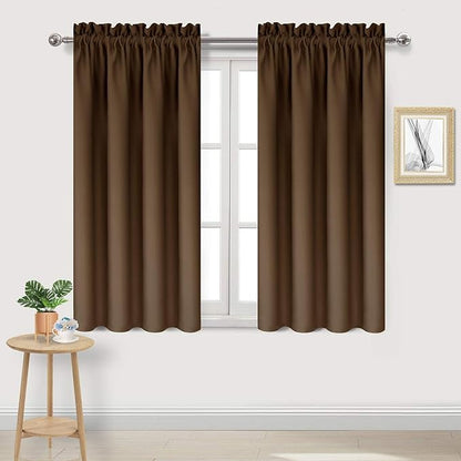 DWCN Blackout Curtains Room Darkening Thermal Insulated Bedroom Curtains Window by DWCN