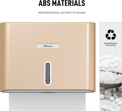 Paper Towel Dispenser Wall Mount, Adhesive No Drilling Multifold Trifold C Fold - Image 2