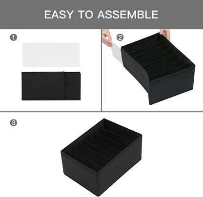 Qozary 4 Pack Drawer Organizers - Image 4