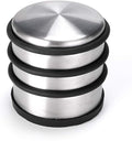 Sumnacon Heavy Duty Floor Door Stopper No Drill, Durability Stainless Steel Door Stops with Anti-Skid Rubber - Contemporary Decorative Safety Door Wedge for Home Office Commercial Industrial