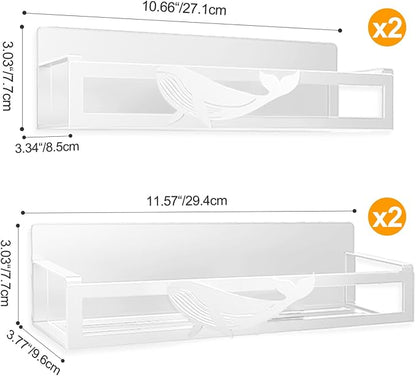 Magnetic Spice Rack for Refrigerator, Space Saving Magnetic Shelf for Fridge - Image 3