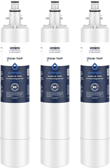 GLACIER FRESH Replacement for RPWFE, RPWF Refrigerator Water Filter, Compatible by GLACIERFRESH
