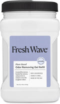 Fresh Wave Lavender Odor Removing Gel Refill, 63 oz. - Safer Odor Absorbers for Home, Natural Plant-Based Odor Eliminator, Every 15 oz. lasts 30-60 Days, For Cooking, Trash & Pets