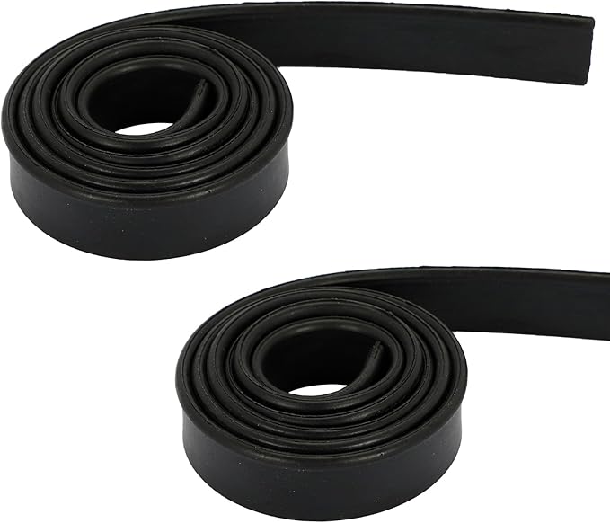 2 Rolls of 41 Inch Rubber Squeegee Replacement Blades for Window, Glass, and Shower Door Cleaning