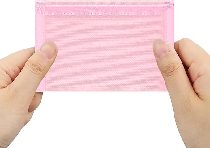 NEICY RFID Blocking Canvas Wallet for Men and Women - Camo Trifold Outdoor Sports Wallets with Magic Sticker for Teen Kids (Pink)