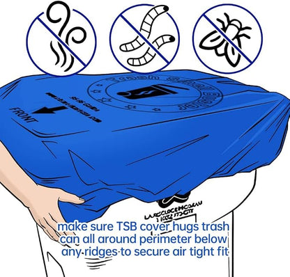 32 Gallon Trash Can Cover Odor Eliminating Bag - Image 7