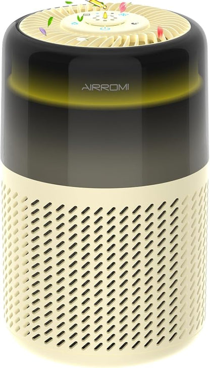 AIRROMI Air Purifier for Bedroom Home, HEPA Filter, Covers Upto 549 Ft² by AIRROMI