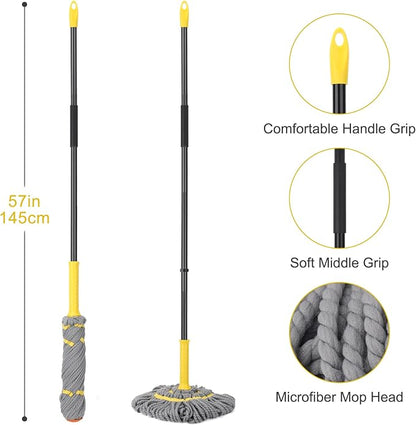 Self Wringing Twist Mop, Wet Mop - Image 7