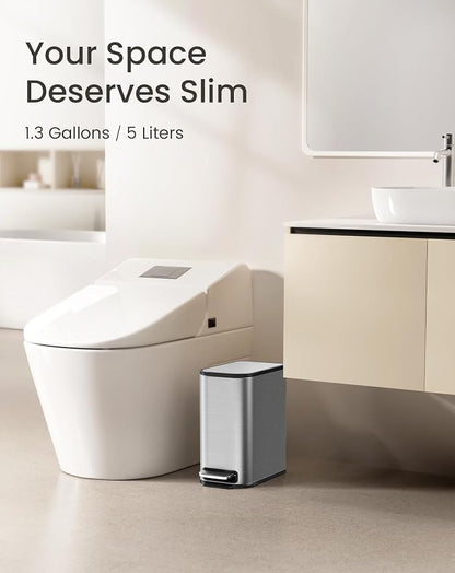 Cesun Small Bathroom Trash Can - Image 2
