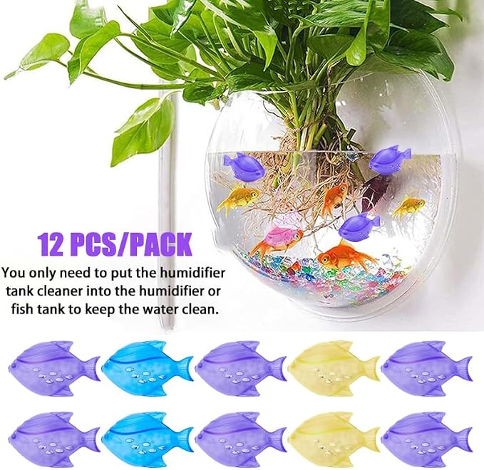 12PCS Universal Humidifier Tank Cleaner, Humidifier Cleaning Fish - Image 4