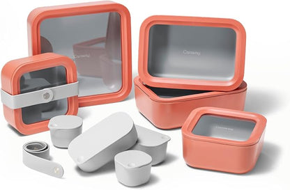 Caraway 14pc Glass Food Storage Container Set by Caraway