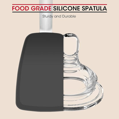 Unicook Flexible Silicone Spatula Turner 2 Pack, 600°F Heat Resistant Spatula - Image 8