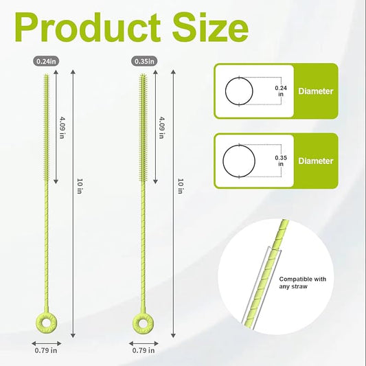 YOTIME Silicone Straw Cleaner Brush - Image 2