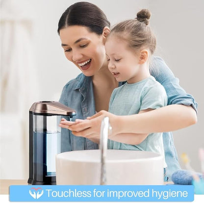 Secura 17oz Automatic Liquid Soap Dispenser, Touchless Battery Operated Hand - Image 4