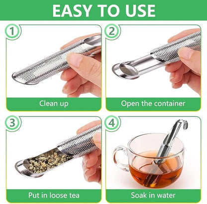 Stainless Steel Tea Diffuser, 2026 Upgraded Tea Pipe Infuser - Image 4
