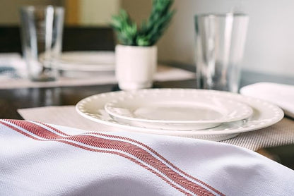 Dish Towels Set Size 15x25 Inch, 100% Cotton Soft & Absorbent Linen Kitchen - Image 4