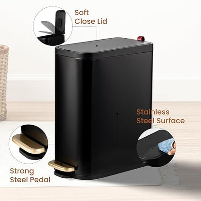 BETHEBEST Bathroom Trash Can - Image 2