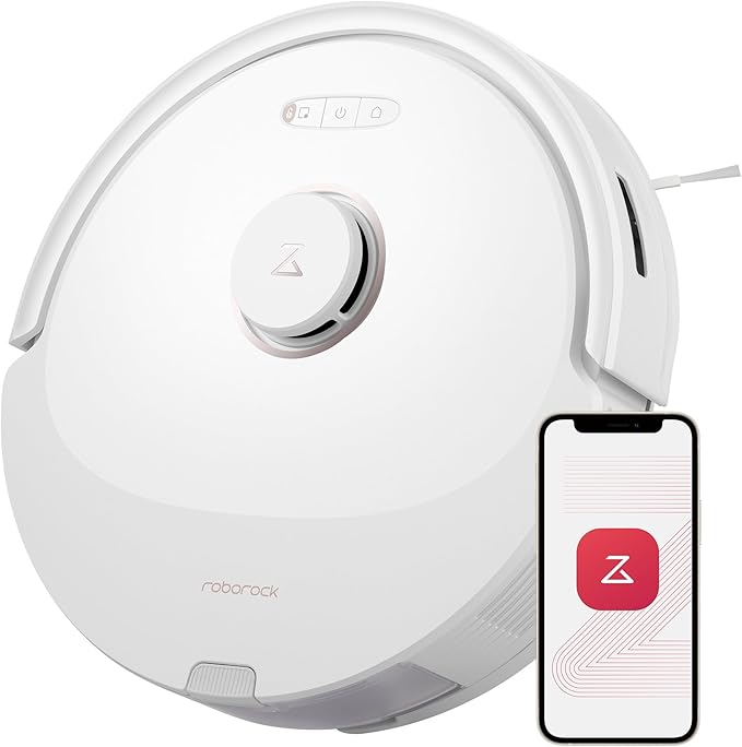 roborock Q8 Max Robot Vacuum and Mop Cleaner, DuoRoller Brush, 5500Pa Strong by Roborock
