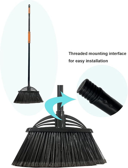 Four-Section Rod Long-Handled Broom, Heavy-Duty Broom, Angle Broom - Image 4