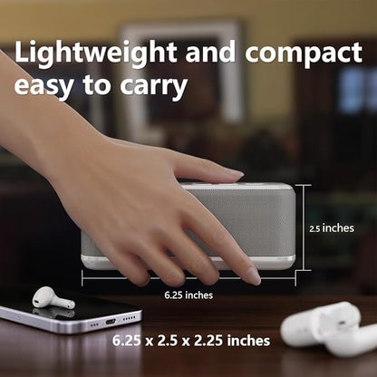 OnLyee White Noise Sound Machine with Bluetooth Speaker, 15 Soothing Sounds, Office Privacy & Noise Canceling, 3000mAh Rechargeable Battery, Auto-Off Timer & 8-Level Volume– Ideal for Baby