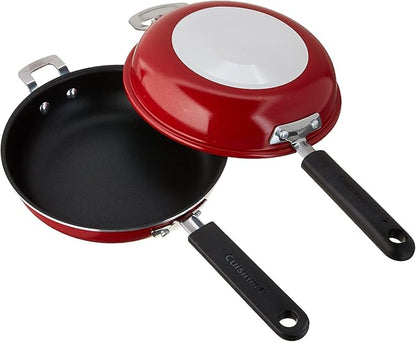 Cuisinart FP2-24R 10-Inch Nonstick Set Frittata Non-Stick Sauce Pan - Image 8