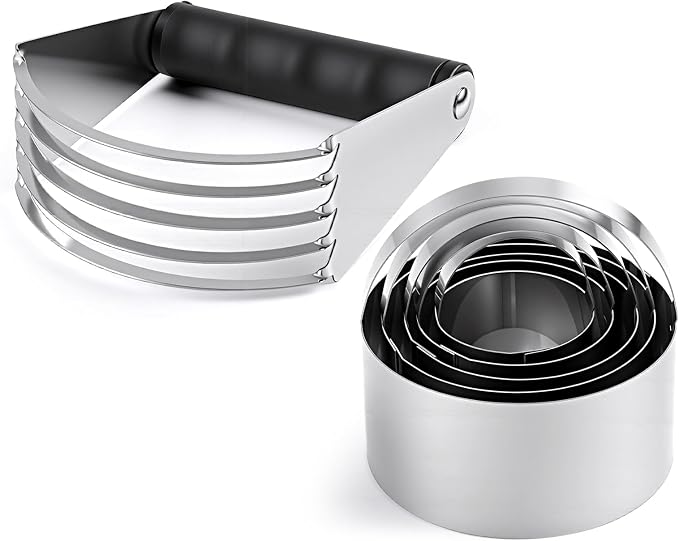 Ninsula Pastry Cutter Set, Stainless Steel Professional Pastry Blender by Unknown