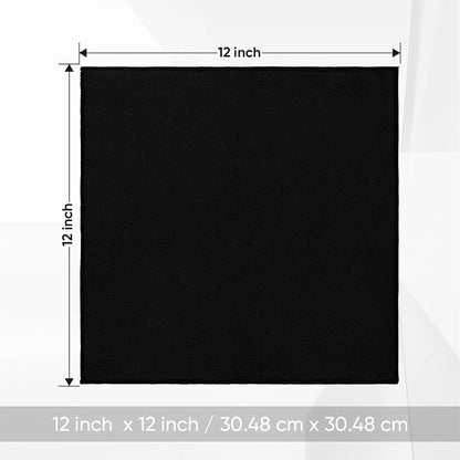 HOMEXCEL Black Washcloths 24 Pack, Highly Absorbent and Soft Microfiber Face - Image 4