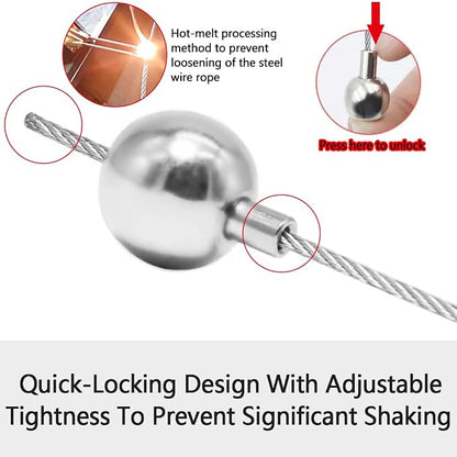 Furniture Anchors 4 Pairs No Drill Heavy Duty Anchors Fridge Lock Adjustable - Image 4