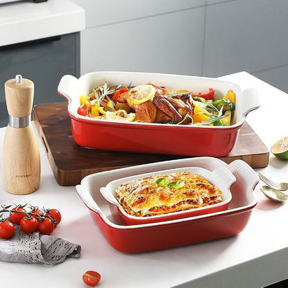 Sweejar Baking Pans Set, Ceramic 9x13 Baking Dish - Image 5
