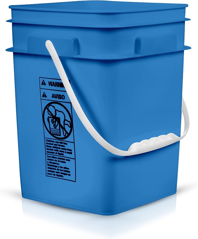 House Naturals 4 Gallon Square Food Grade Bucket Pail - Image 6