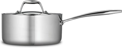 Tramontina Signature Tri-Ply Clad Stainless Steel 3-Quart Sauce Pan - Image 2