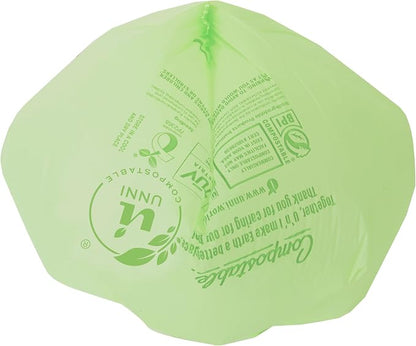 UNNI Compostable Trash Bags, 4 Gallon / 15 Liter, Extra Thick 0.75 mil Small - Image 4