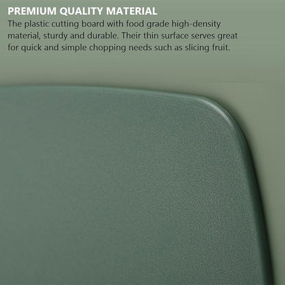 Cutting Boards for Kitchen, Plastic Cutting Board Set of 3, Thick Chopping - Image 4