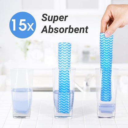 Reusable Cleaning Cloths Dish Paper Towels, Domestic Cleaning Towels - Image 4