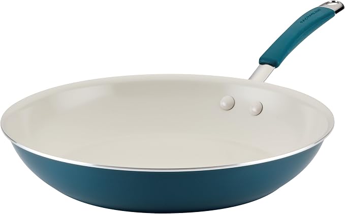Rachael Ray Cucina Ceramic Nonstick Frying Pan/Skillet, 12.5 Inch Non Stick by RachaelRayKitchenware