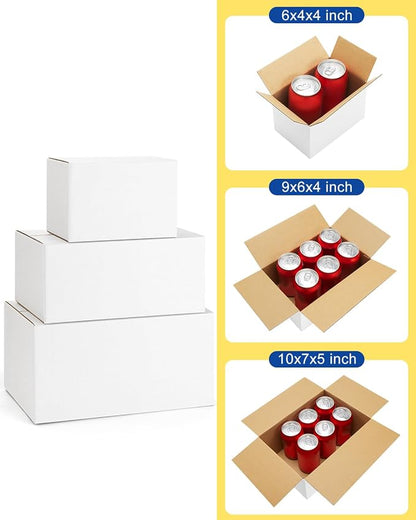 Assorted-Sizes-Shipping-Boxes-45-Pack: 6x4x4 & 9x6x4 & 10x7x5 - Image 2