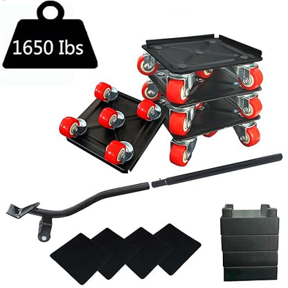 Furniture-Dolly-Furniture-Movers with-5-Wheels, Furniture Sliders Lifters Tool by KAZBFDUBGivesLovetoFamily