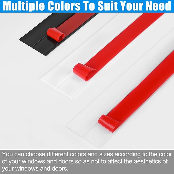 Draft Seal Tape for Doors and Windows 3 in x 10 Ft Silicone Weather Stripping - Image 4