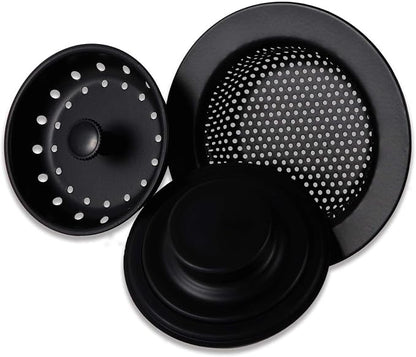 3 PCS Kitchen Sink Stopper Strainer, Anti-Clogging Stainless Steel Sink by Gionfe