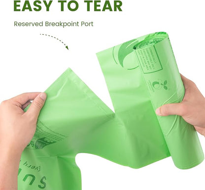 SUPERBIO 64 Gallon Compostable Yard Waste Bags, Lawn & Leaf Bags, Heavy Duty - Image 3