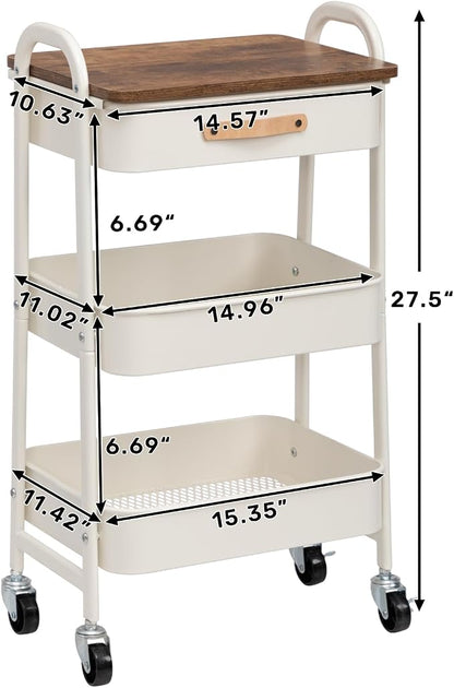 AGTEK Rolling Organizer Cart - Image 4