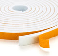 10 Feet Weather Stripping Door Seal, 1" Wide X 1/8" Thick Door Seal Strip High Density Foam Tape Adhesive Strip for Door Soundproofing,Window Insulation (1" x 1/8" x 10FT,White)