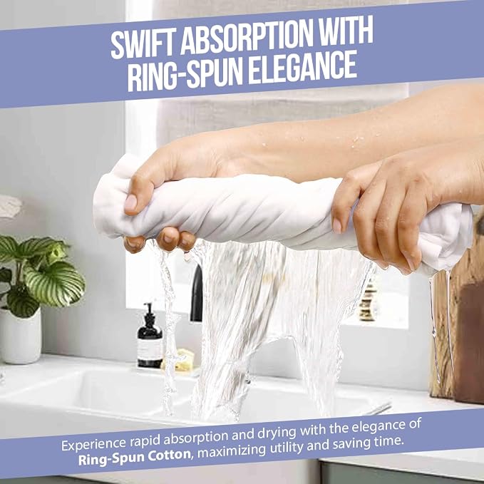 WHITEWRAP Flour Sack Towels| Tea Towel - Image 3